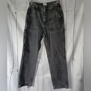 Simple Society Juniors 90’s Y2K Grunge Punk Denim Carpenter Relaxed Fit Pants